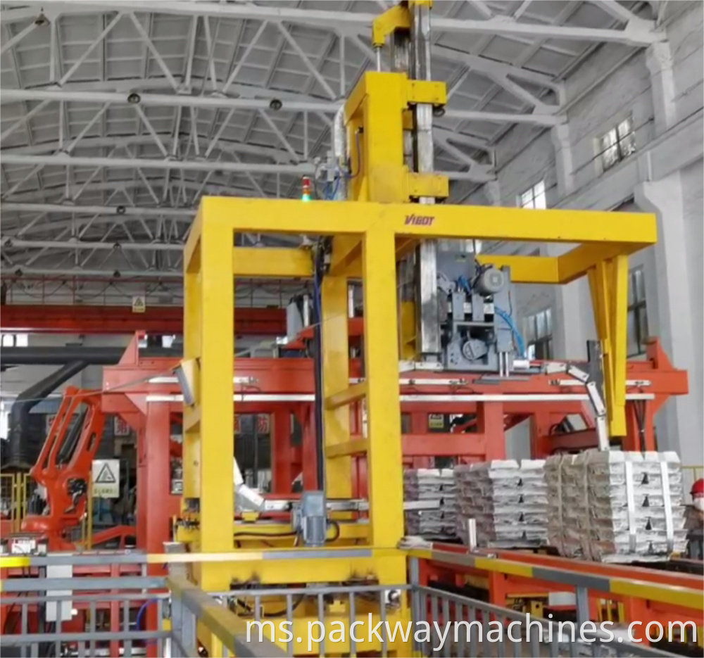 Jacking Rotating Zinc Ingot Strapping Machine